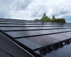 panel on roof